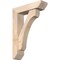 Ekena Millwork Legacy Slat Smooth Bracket w/ Offset Brace, Douglas Fir, 5 1/2"W x 20"D x 28"H BKT0604X20X28LEC06SDF - alternate 1
